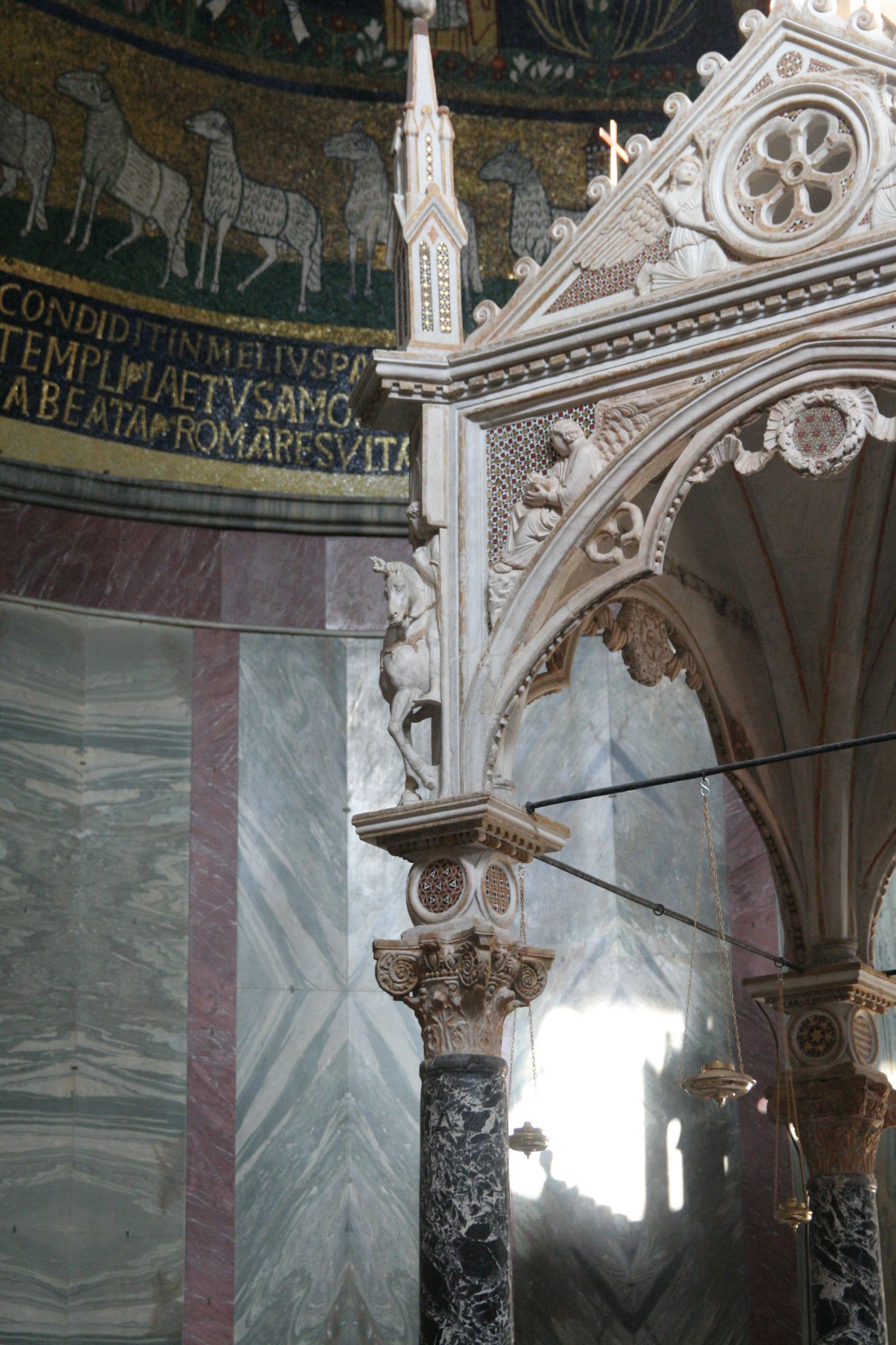 Ciborio Di Santa Cecilia In Trastevere Santa Cecilia in Trastevere: il ciborio di Arnolfo di Cambio, Tiburzio